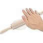 Rolling Pin for Baking,13INCH Wood Dough Roller with Handle, Classic Wood Rolling Pin with Natural Wood