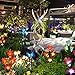 Outdoor Solar Garden Lights - Outdoor Solar Lights, 3 Pack LED Color Changing Outdoor Solar Powered Lights for Patio, Backyard (2 Lilly Flowers and 1 Butterfly)