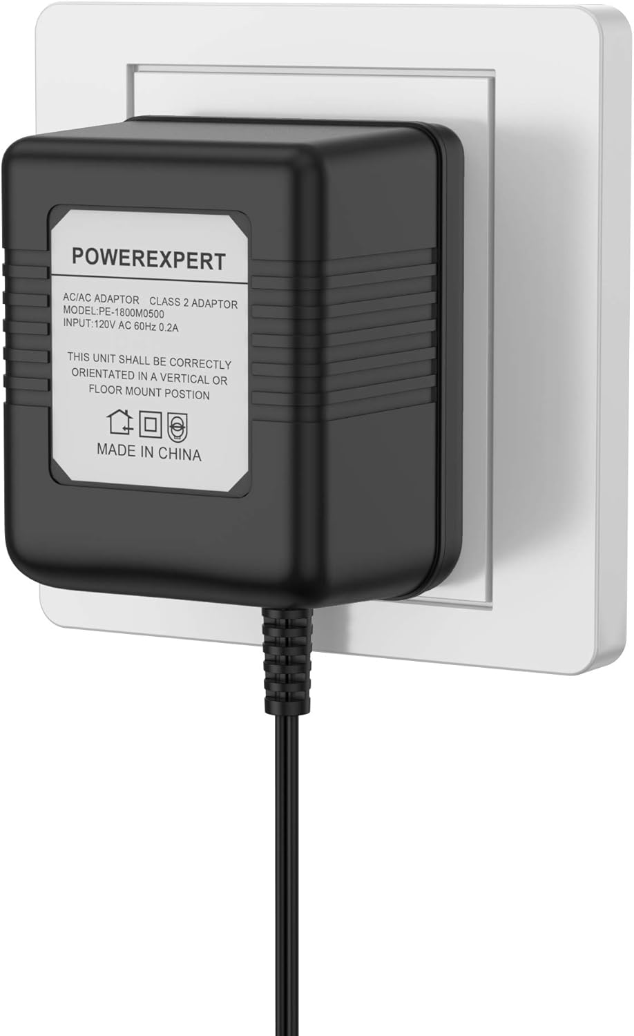 Ingers 18V 500mA Video Doorbell Power Supply Adapter Compatible with