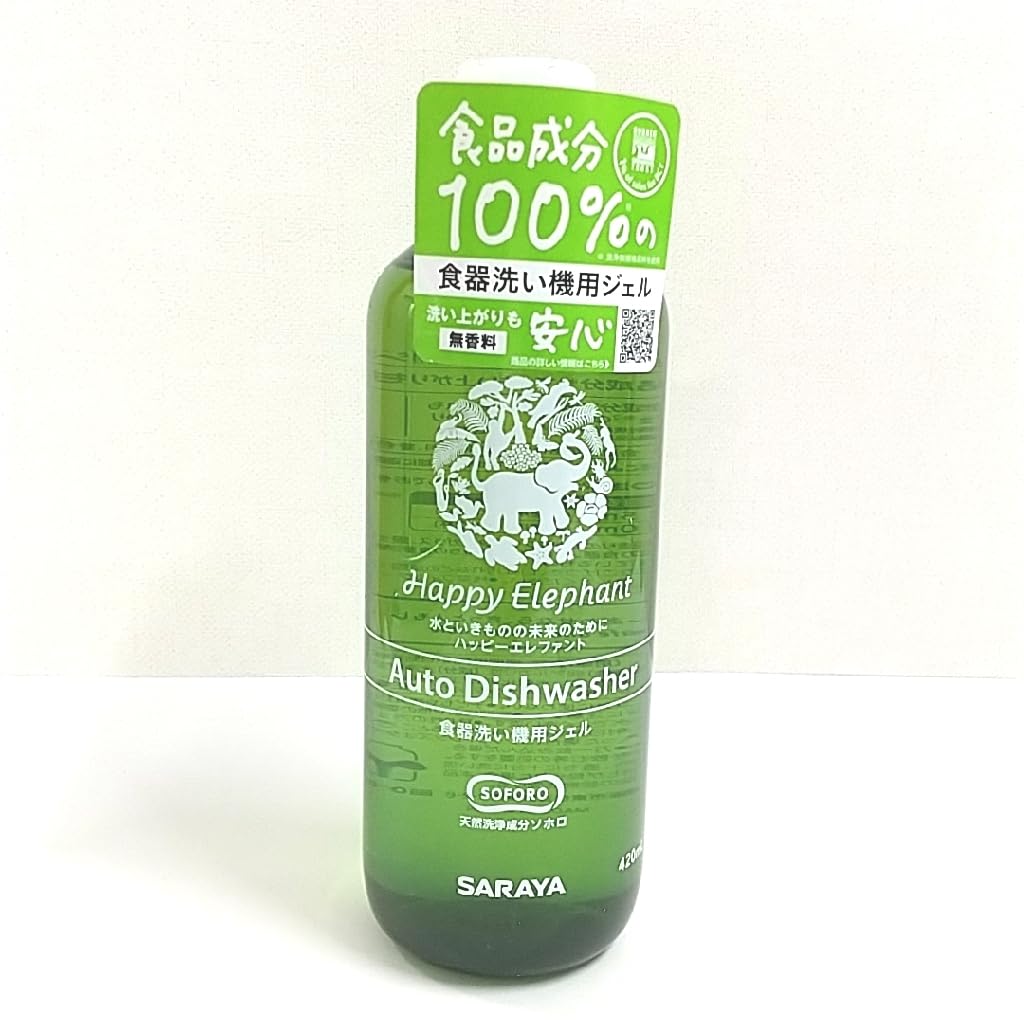 サラヤ ハッピーエレファント 食器洗い機用ジェル商品画像