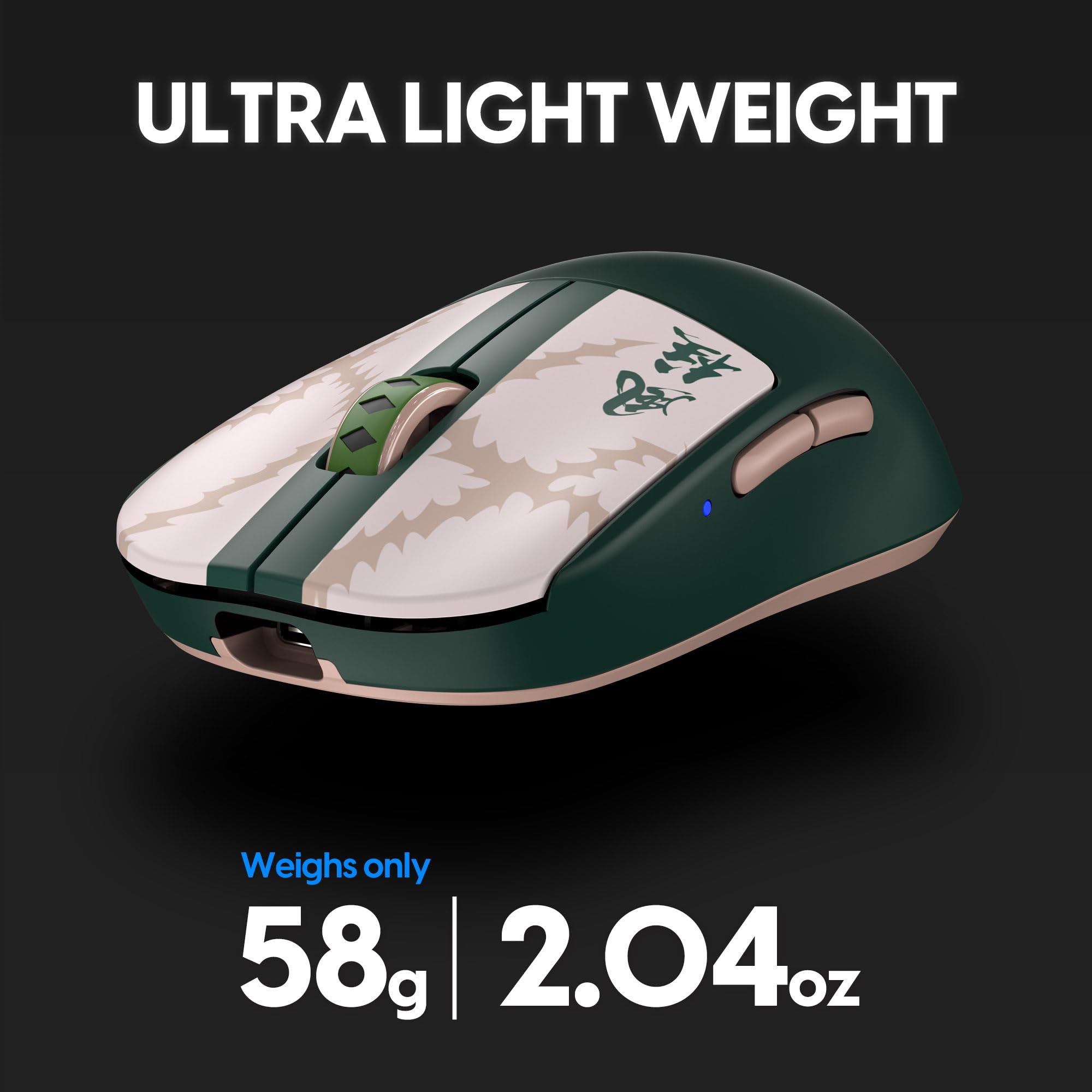 Pulsar Gaming Gears [Pulsar x Demon Slayer X2A Medium Wireless Gaming Mouse, Ultra Lightweight Collectible Mouse, Ambidextrous PC Mac Computer Mice, Optical Switch, 26000 DPI (Superglide Included)