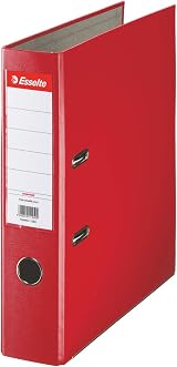 Esselte 3x A4 Lever Arch File Set 550 Sheet Capacity Red Blue Black view 3
