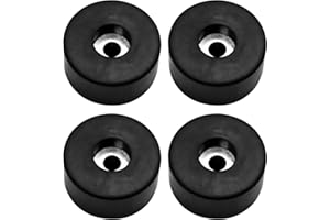 Miayaya 4 Pack Anti Vibration Foot Pad Isolator Rubber Bumper Compatible with Many Compressors Generators Sound Machine Power Amplified Shockproof Instrument Rubber Furniture Moisture-Proof Foot Pads