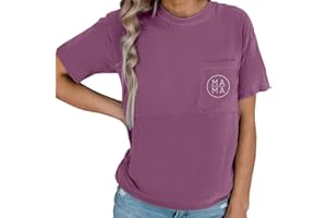 Comfort Breastfeeding Shirts for Women Mama Zipper Nursing Tops Distressed Pregnancy Clothes with Pocket