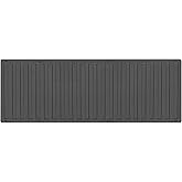 BDK-MT-600A Heavy-Duty Utility Truck Bed Tailgate Mat, 60" x 19.5" – Extra Thick Rubber Cargo Liner for Pickup Trucks with Universal Trim-to-Fit Design - Black