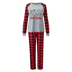 KASAAS Christmas Pajamas for Family Pjs Matching