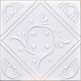 50pc of Anet White (20"x20" Foam) Ceiling Tiles - Covers About 135sqft