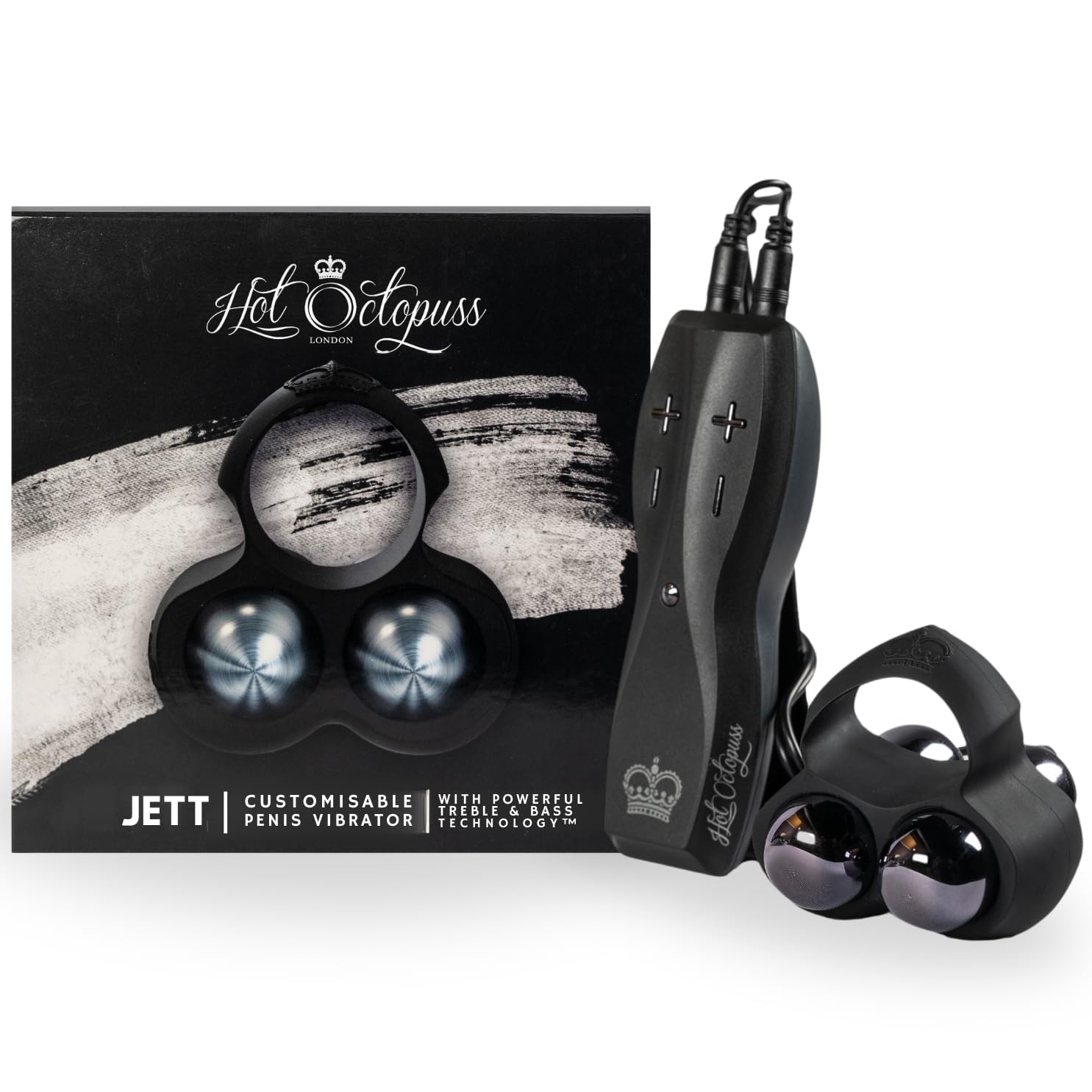 Hot Octopuss JETT – 100% Hands-Free Male Masturbator | Penis Vibrator & Adult Male Sex Toy for Men | Powerful Dual-Motors, 10 Speeds & 5 Modes, Premium Silicone Sleeve, Battery Powered | Black