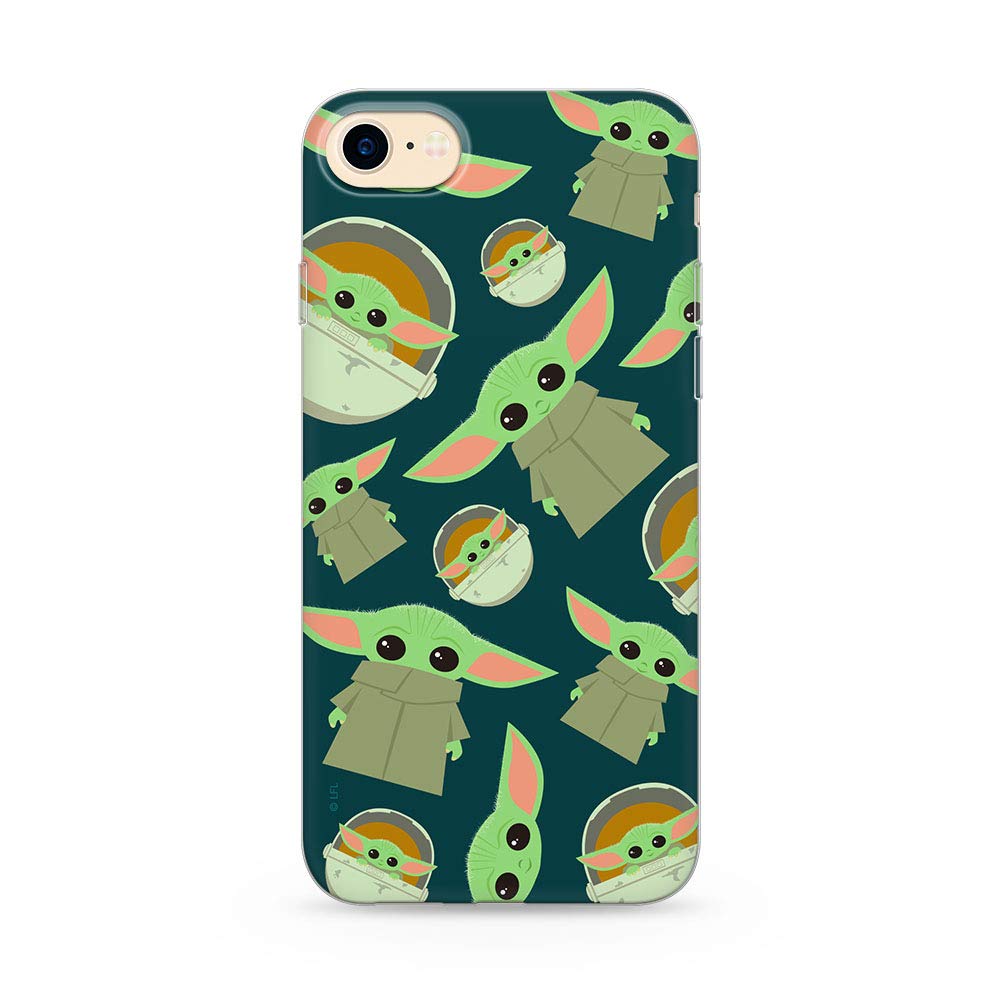 ERT GROUP mobile phone case for Apple Iphone 7/8/ SE 2/ SE 3 original and officially Licensed Star Wars pattern Baby Yoda 006 optimally adapted to the shape of the mobile phone, case made of TPU