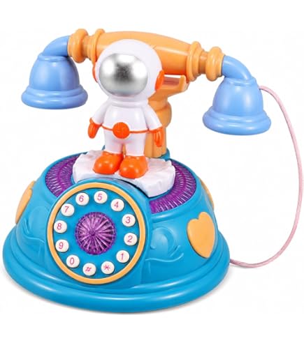 Amazon.com: Homoyoyo Retro Corded Landline Phone, Plastic Old