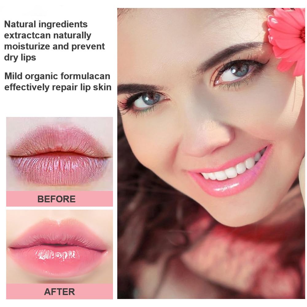 BINGBRUSH Aloe vera Color Changing Lipstick,Moisturizer Long Lasting Lip Care Magic Lip Gloss,Makeup Lipstick Set (3pcs Aloe+Strawberry+ Peach, 3 Count (Pack of 1))