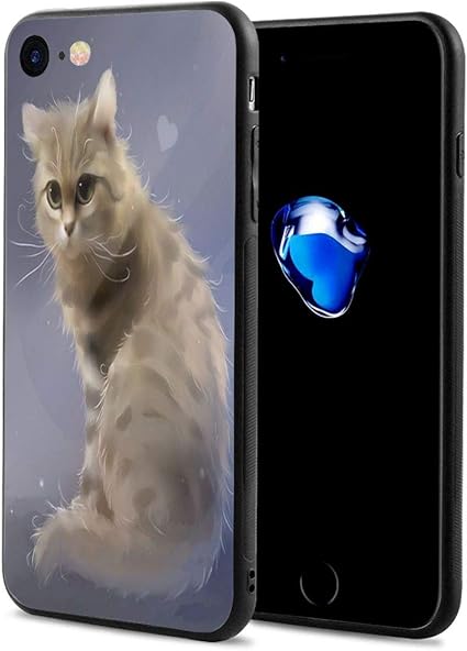 Amazon 神秘的な白猫 Iphone7ケース Iphone8ケース スマホケース 4 7インチ 人気 おしゃれ 指紋防 擦り傷防止 家電 カメラ オンライン通販