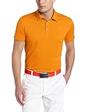 Puma Golf NA Men's Tech Polo Shirt, Vibrant Orange, Large