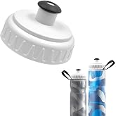 QNICFR Replacement Lid for Polar Bottle 20oz 24oz | Plastic Spout Nozzle Top Cap Replacement Parts Compatible with Polar Plastic Bottles Accessories(White)