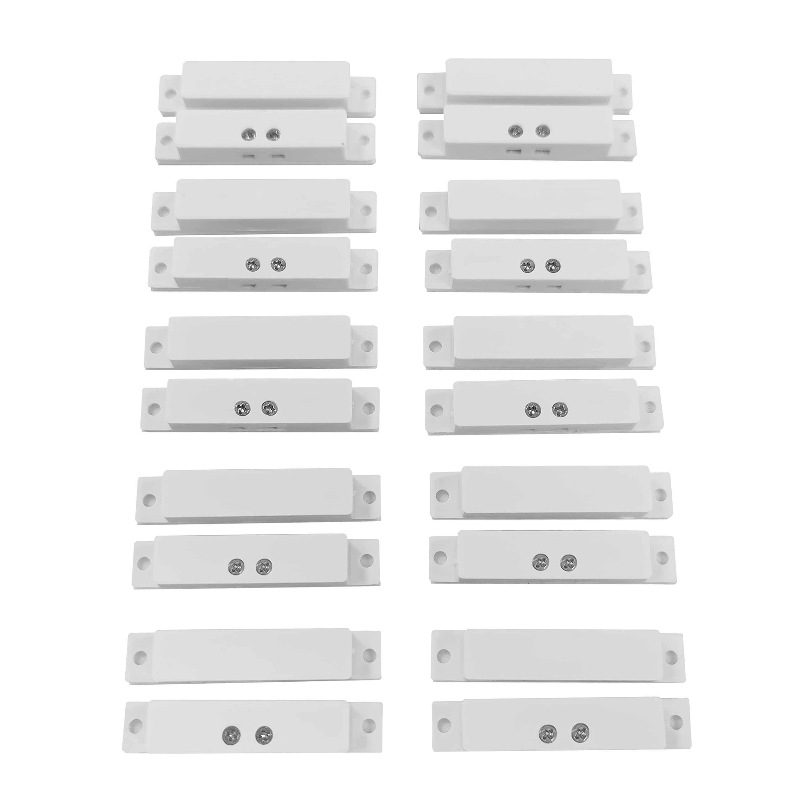 Photo 1 of 10 Sets Pack of Wired Surface Mounted Alarm Magnetic Contacts Door Window Reed Switch Sensor with Double Side Tape