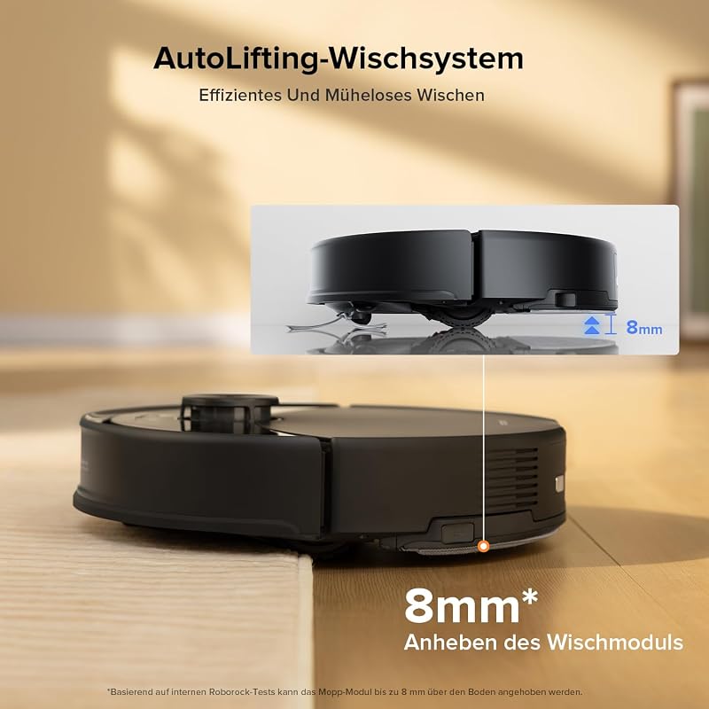 Q10 S5-Set Saugroboter mit Wischfunktion, 10.000 Pa Saugkraft