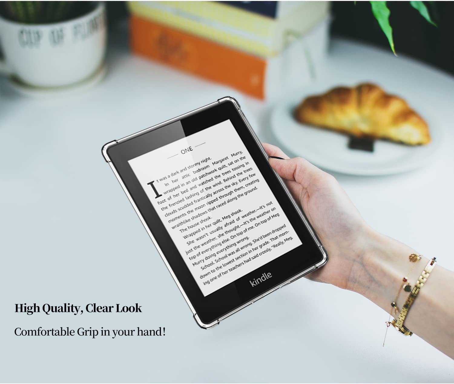 Clear Case Fit for Kindle Paperwhite (10th Generation, 2018) 6