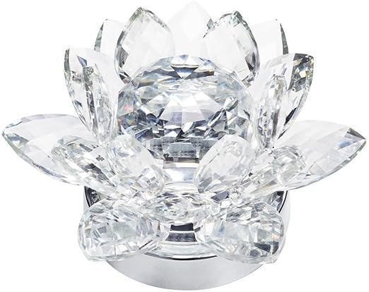 glass flower table lamp