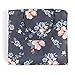 Fashion Cosmetic Bag Large Capacity Lazy Makeup Waterproof Toiletry Bag Multifunction Storage Portable Quick Pack Travel Bag (Dark Grey Flowers)