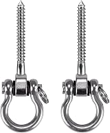 WAREMAID 2 Pack Hammock Chair Hanging Kit Stainless Steel 450kg