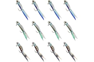 YZD Silverside Minnow Crappie Jig 12pcs