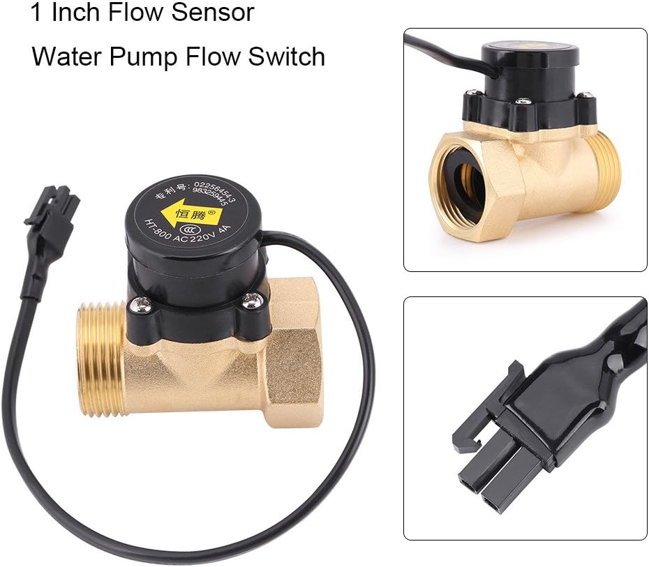 Pipe Boosting Pump with Magnetic Water Sensor Switch for Low Water Pressure Automatic Electronic Control Shower Solar Heater Water Circulation Machine HT-800 G1 Thread 220V - Image 5