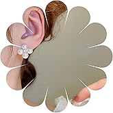 Allereyae Vintage Crystal Pearl Flower Earrings Rhinestone Flower Stud Earrings Cz Flower Pearl Earrings Flower Pearl Stud Earrings Jewelry for Women
