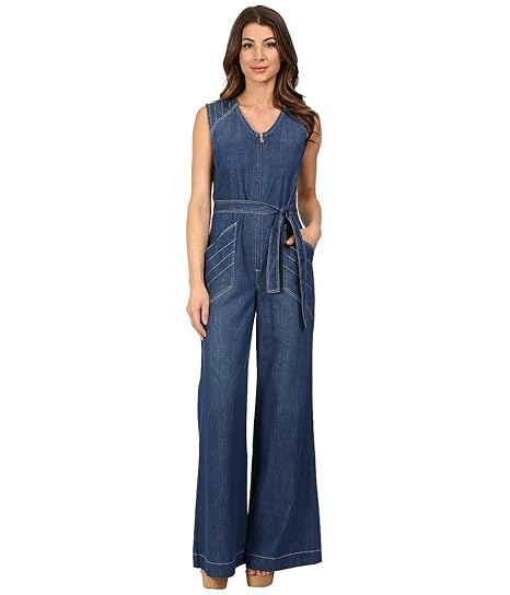 all denim jumpsuit
