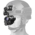 GOYOJO NVG 2K Digital Night Vision Goggles, PVS-14 Helmet Mounted Night Vision Monocular (30/40Hz) with 4 Color Modes HD Recording & Playback for Hunting Surveillance