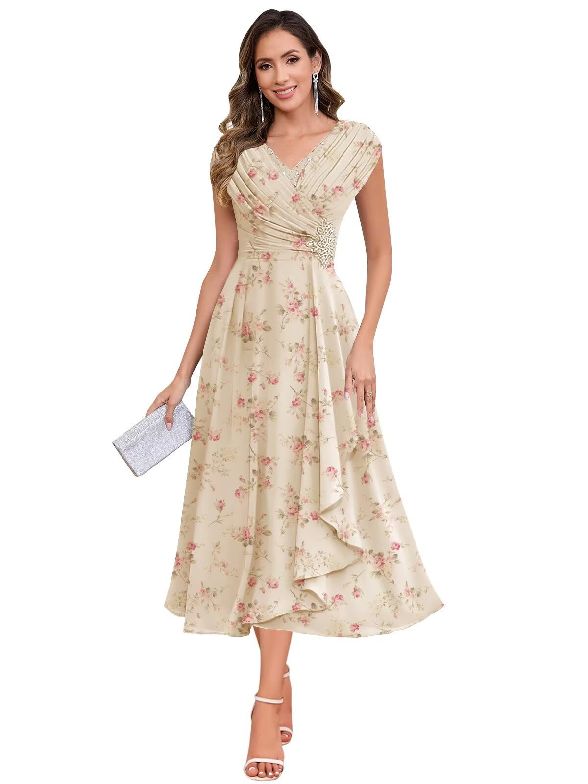 BOLENSYE Modest Grandmother of The Bride Dresses
