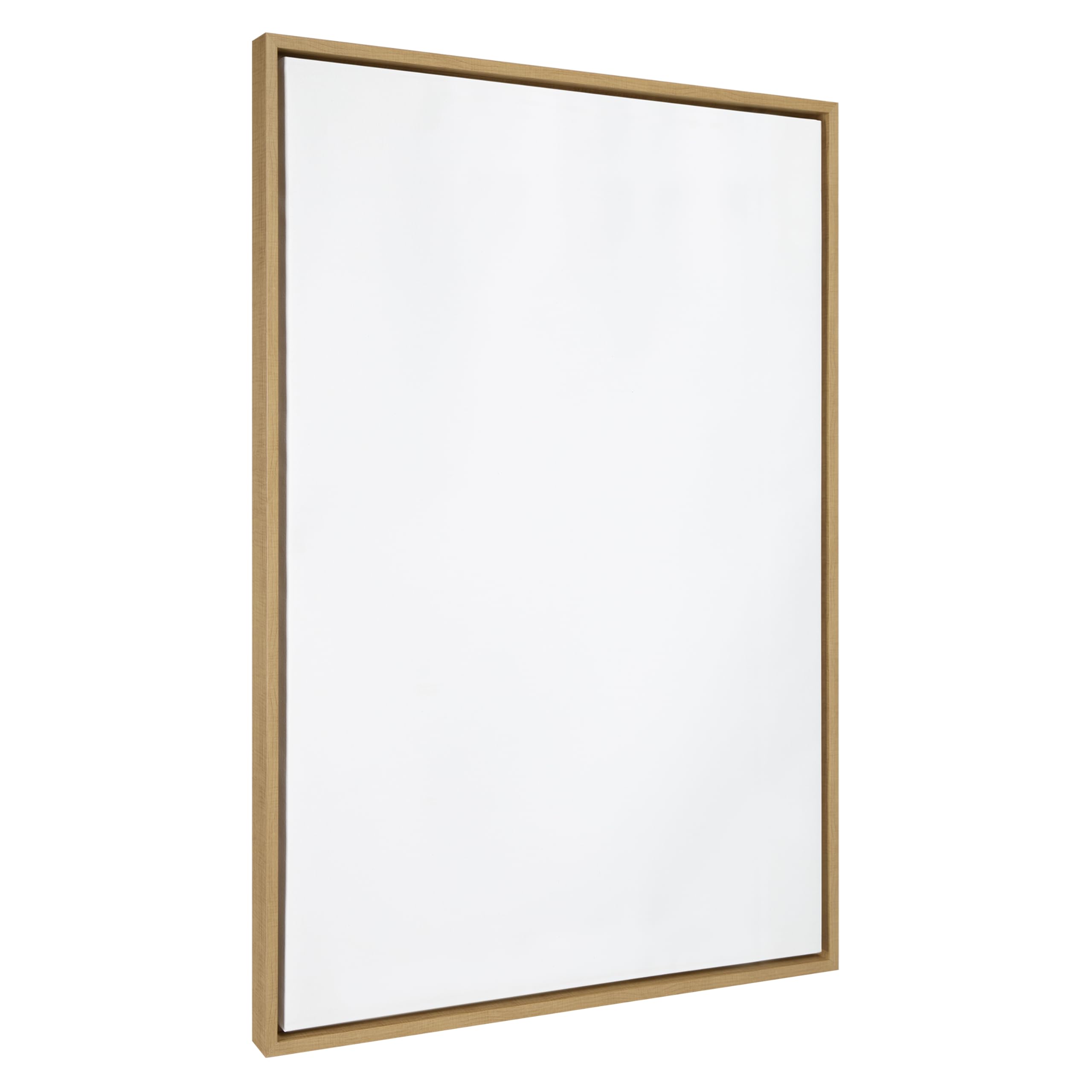 Photo 1 of Kate and Laurel Sylvie Blank Framed Canvas Wall Art, 31.5x41.5 Natural, Modern Empty Canvas for Paint-Your-Own Art, Ready to Paint Premium Canvas Already Framed