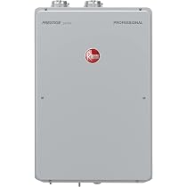 Rheem Prestige High Efficiency 9.5GPM Indoor Natural Gas Tankless Water  Heater - Amazon.com