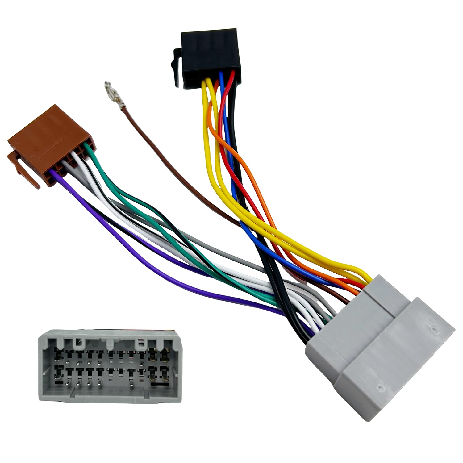 Photo 1 of 16Pin Aftermarket Wiring Harness for Jeep 2003-2009 Dodge 2002-2010 Chrysler 2000-2007, 8Pin+8Pin Android Car Stereo Harness Adapter for Charger Wrangler Ram Car Radio Wiring Harness