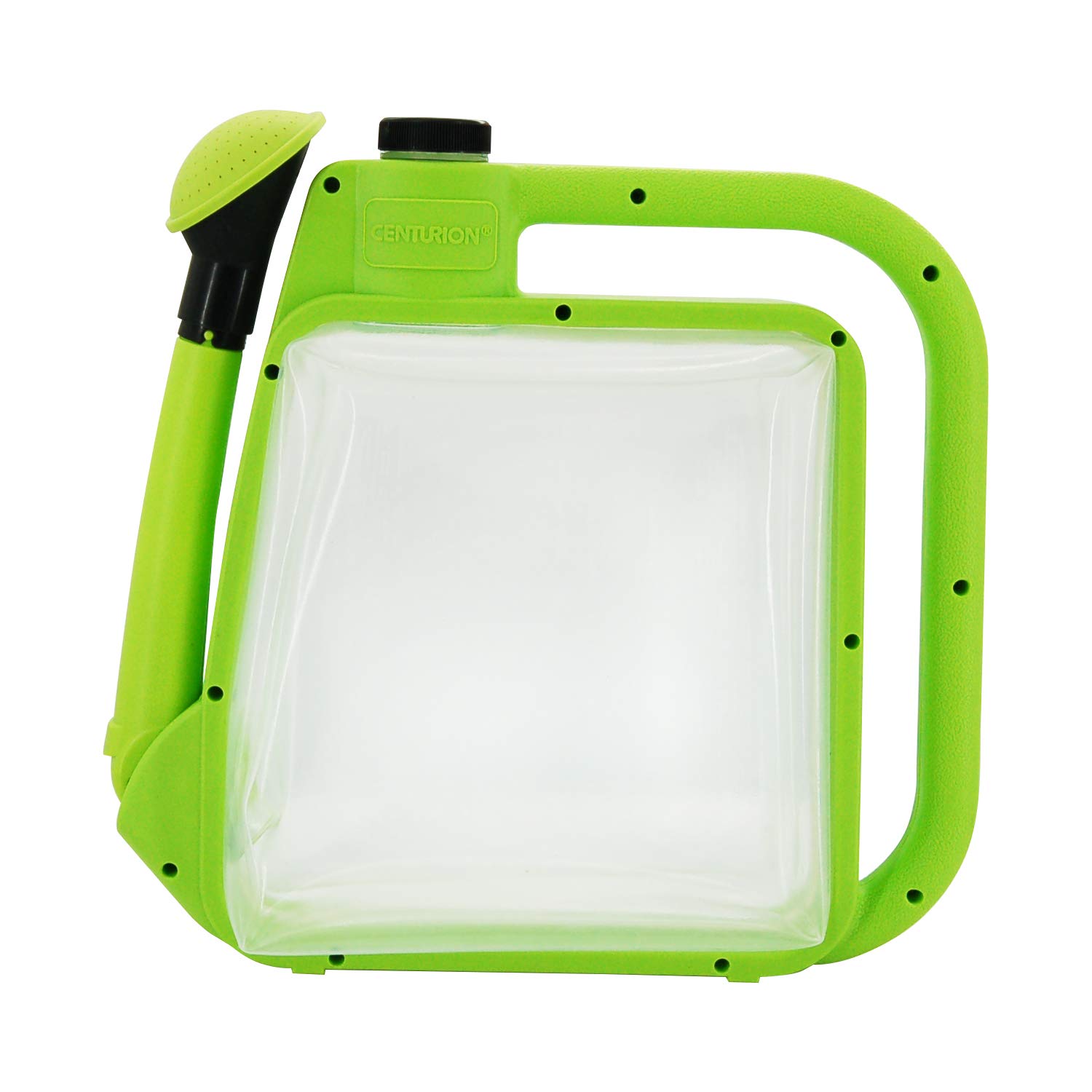 Photo 1 of Centurion 1407 Foldable Clear Plastic Watering Can,1½ Gal with Rotating Nozzle, Long Stem Spout, Compact Ergonomic Design with Sprinkler & Pouring System Ideal for Indoor/Outdoor Lawn & Garden - Lime