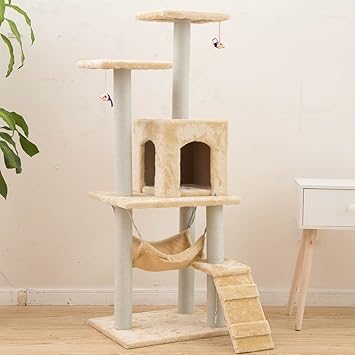 Home Style Torre Del Gato De Madera Que Rasca Del Poste Que