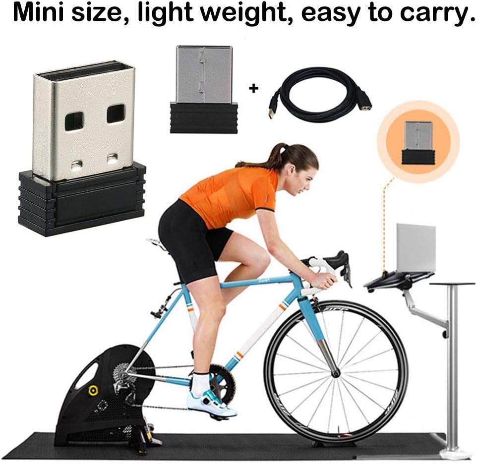 Usb Ant + Stick Adapter, Mini Size Dongle for Garmin Zwift Sunnto Perfpro Studio Garmin Trainerroad