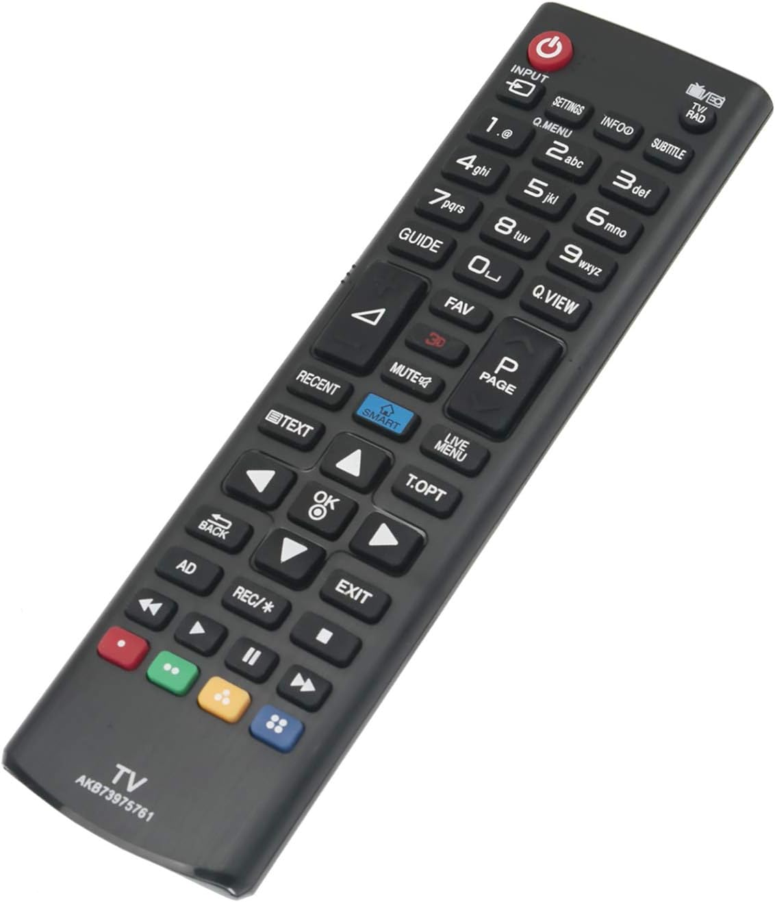 VINABTY AKB73975761 Replacement Remote Fit for LG TV 42LB630V-ZA 42LB631V-ZL 55LB630V-ZA 55LB631V-ZL 32LB650V-ZA 32LB652V-ZA 32LB653V-ZK 32LB650V-ZE 32LB650V-ZN 39LB650V-ZA 39LB652V-ZA 39LB653V-ZK - Image 3