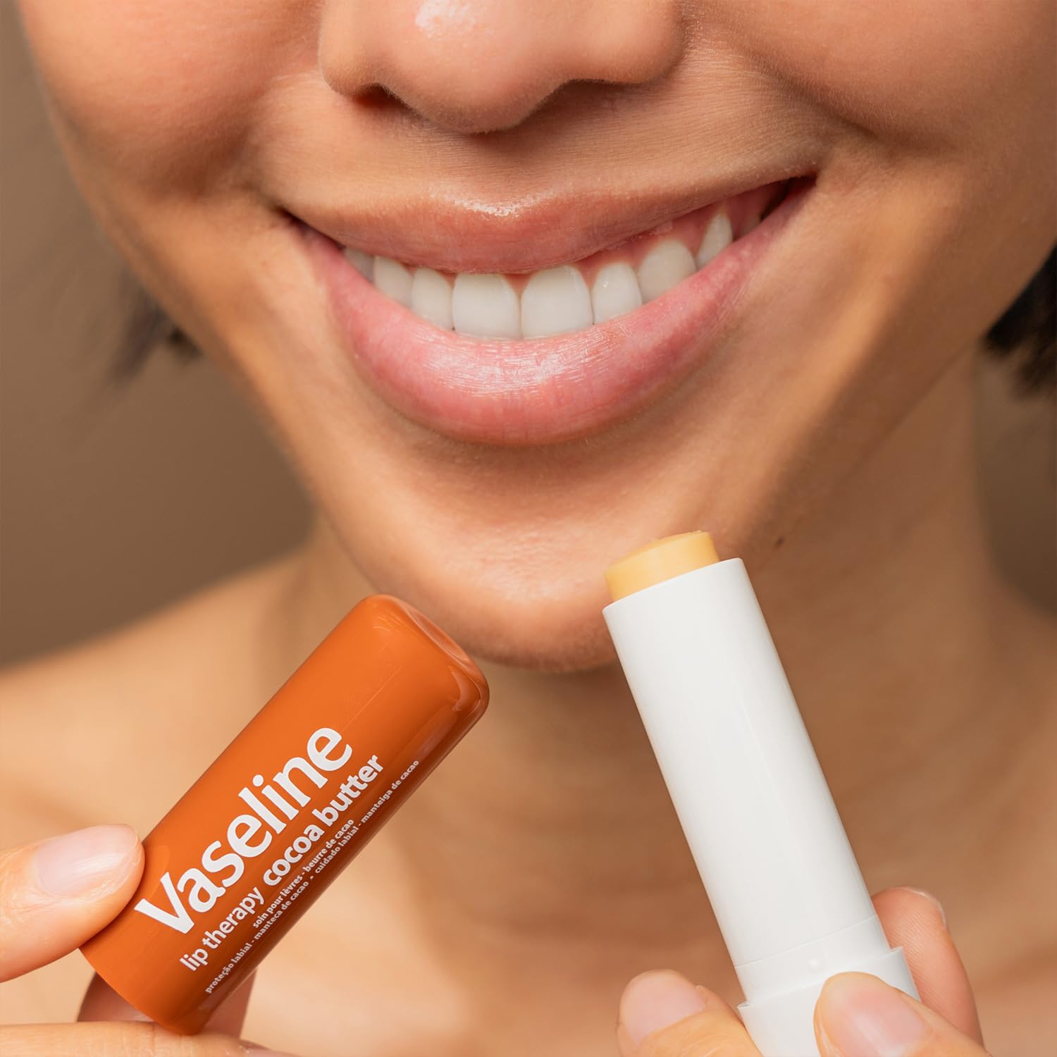 Vaseline Lip Therapy Cocoa Butter Lip Balm, 6 Pack, 0.16 Oz Ea