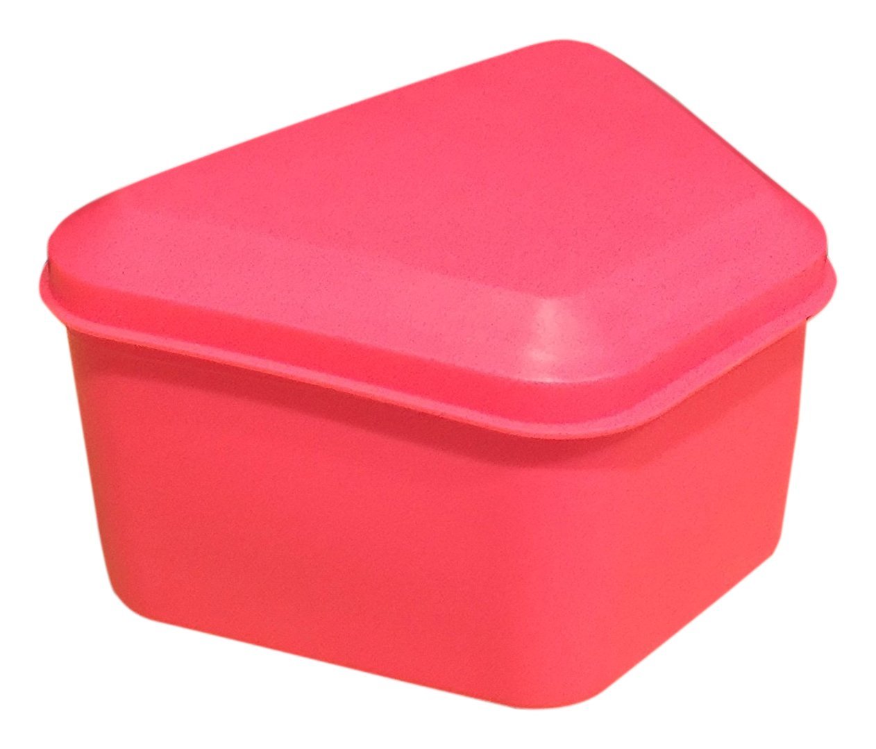 Pureline Oralcare Denture Container Capable of Soaking a Complete Upper & Lower, Hot Pink : Beauty