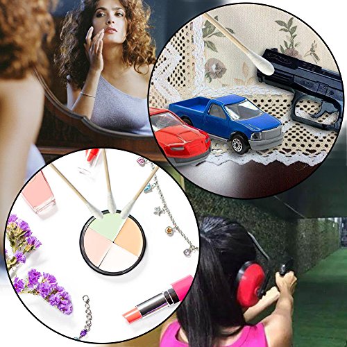 200 Count 6 Inch Swabs Cotton Stick Cotton Tipped Applicator Single Tip with Wooden Handle