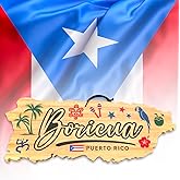 Puerto Rico Shaped Wooden Cutting Board and Boricua Decorative Display Tray Wall Decoration Home Decor Puerto Rican Island Pride at Every Event Party Celebrate