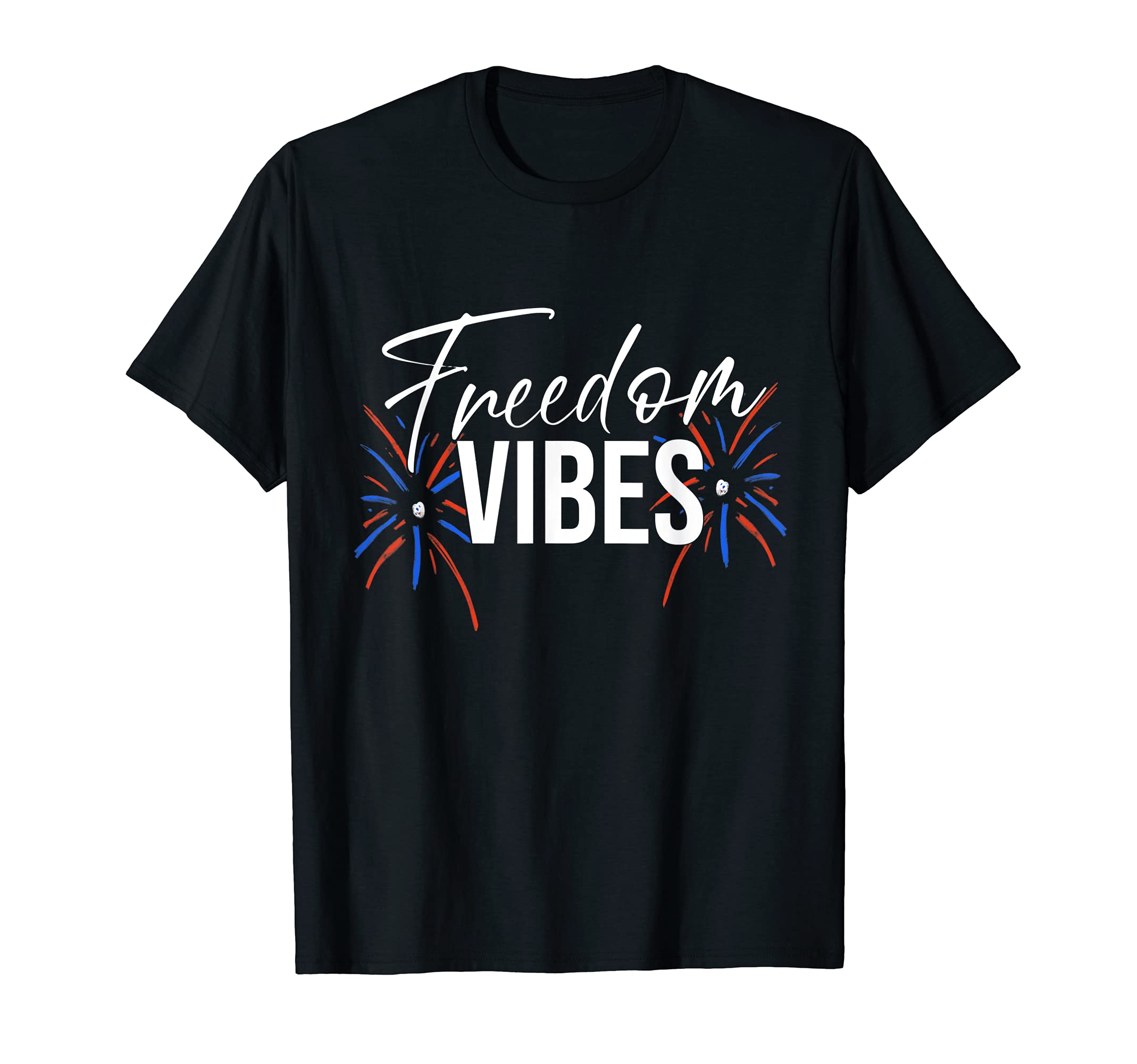 Freedom Vibes 4th of July Group Party For Independence Day T-Shirt