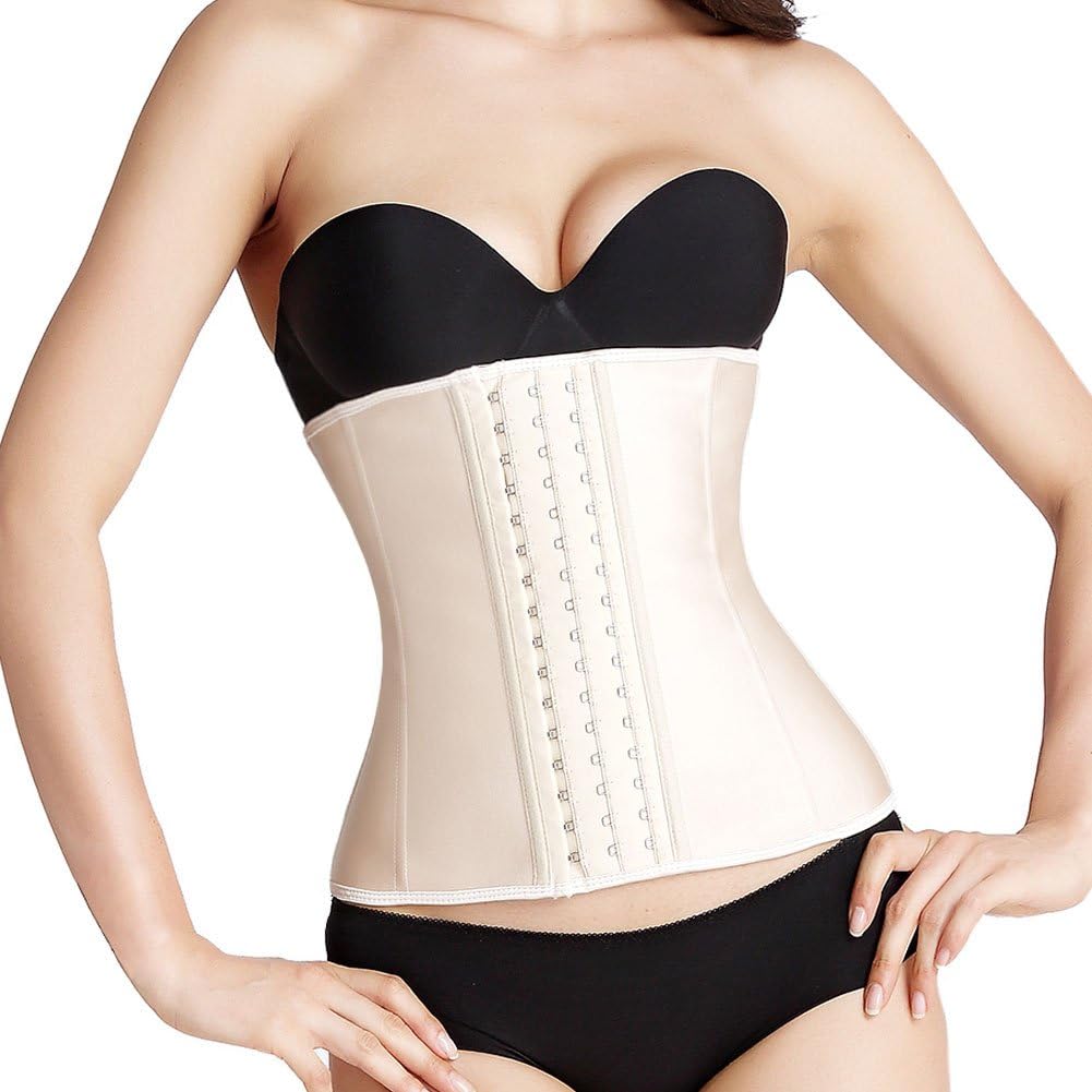 Waist Trainer Corset Women's Latex Workout Waist Cincher Body Shapewear Girdle