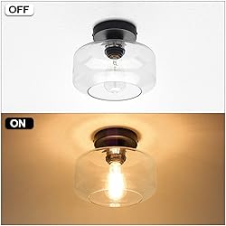 MAXvolador Industrial Semi Flush Mount Ceiling