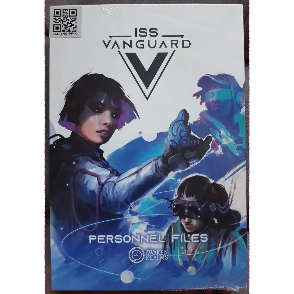 ISS Vanguard Board Game Personnel Files Expansion | Cooperative Sci-Fi Strategy Game for Adults and Kids | Ages 14+ | 1-4 Players | Average Playtime 90-120 Minutes | Made by Awaken Realms