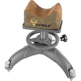 Highwild Shooting Rest Front Rest Adjustable Gun Rifle Rest for Outdoor Shooting and Hunting - Convenient Height Adjustment - with Front Rest Bag (Unfilled)