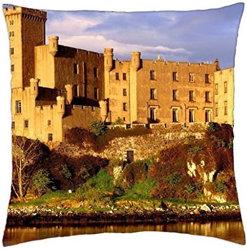 PILLOWE CASE Scotland Dunvegan Castle Isle Of Skye - Throw Pillow Cover Case (18" x 18")