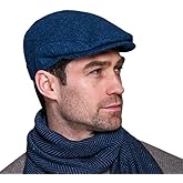 Irish Trinity Flat Cap, Green Tweed