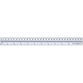 Westcott Metric/Inch Ruler, 30cm, 12", Opaque (M-109)
