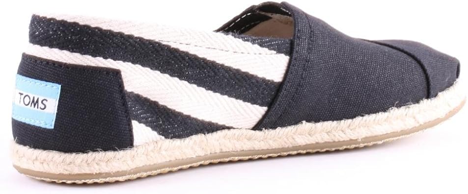 classic alpargata contrast stripe espadrille flats